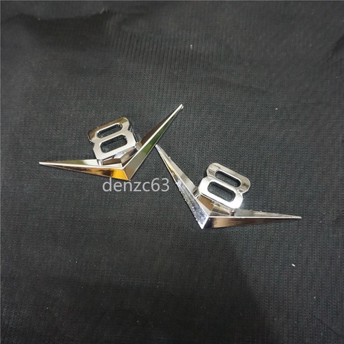 Silver chrome metal - v8,