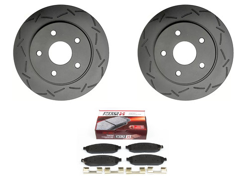 Brake discs slotted - discs,
