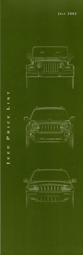 Jeep price list - jeep, on