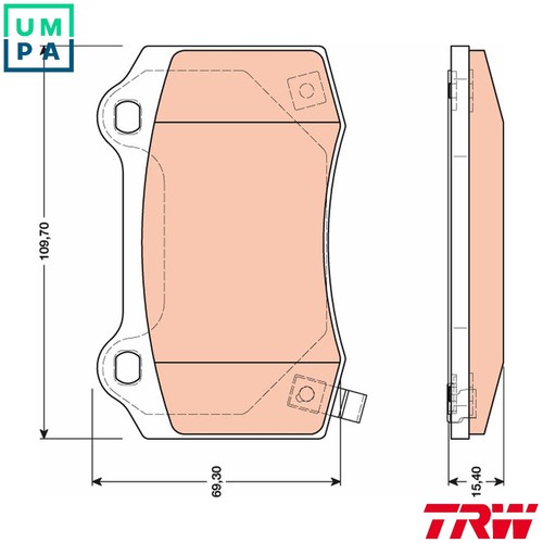 Brake pad set disc - pad,