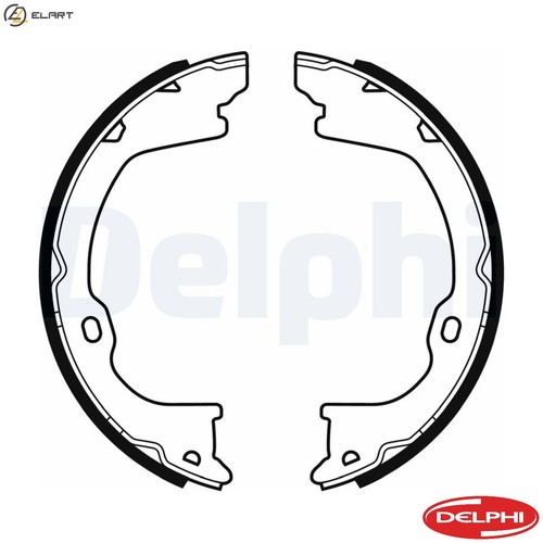 Brake shoe set - brake,