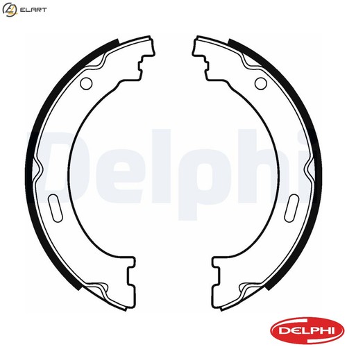 Brake shoe set parking - brake,