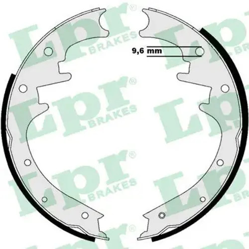 Brake shoes 08990 lpr - lpr, jeep
