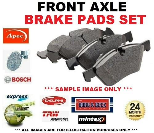 Front axle brake pads set - pads,